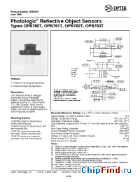 Datasheet OPB760T manufacturer OPTEK